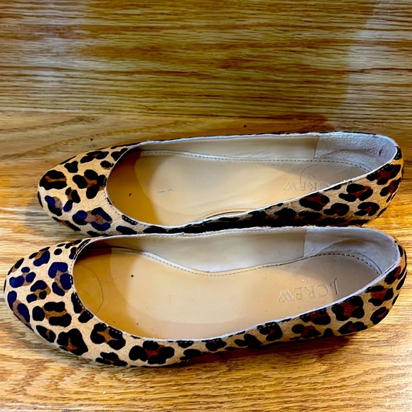 J. Crew Flats in calf’s Leopards print. - Picture 2 of 5